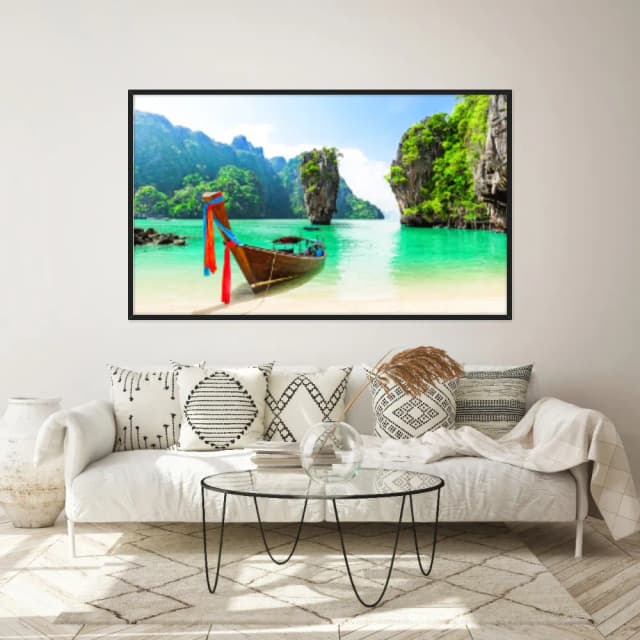 Quadro Decorativo Na Areia