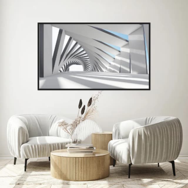 Quadro Decorativo Construção Geométrica