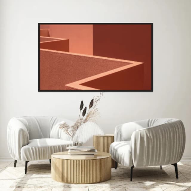 Quadro Decorativo Paredes De Formas Geométricas