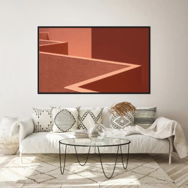 Quadro Decorativo Paredes De Formas Geométricas