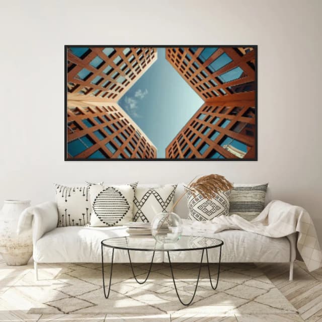 Quadro Decorativo Prédios Que Formam Um Quadrado