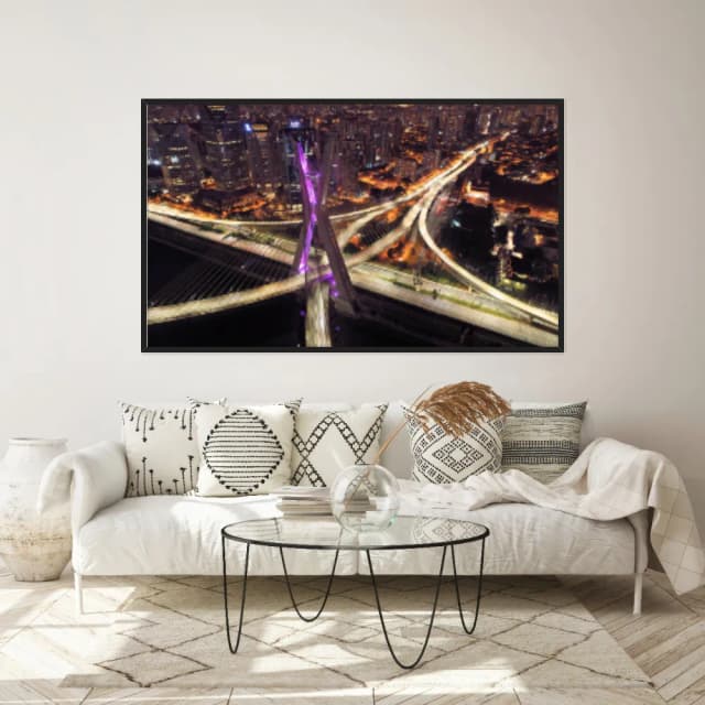 Quadro Decorativo Ponte Estaiada Sao Paulo