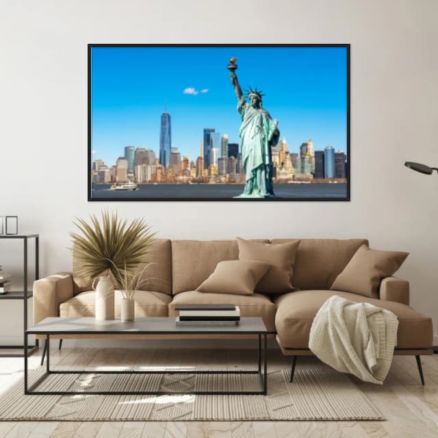 Quadro Decorativo Estatua Da Liberdade Nova York