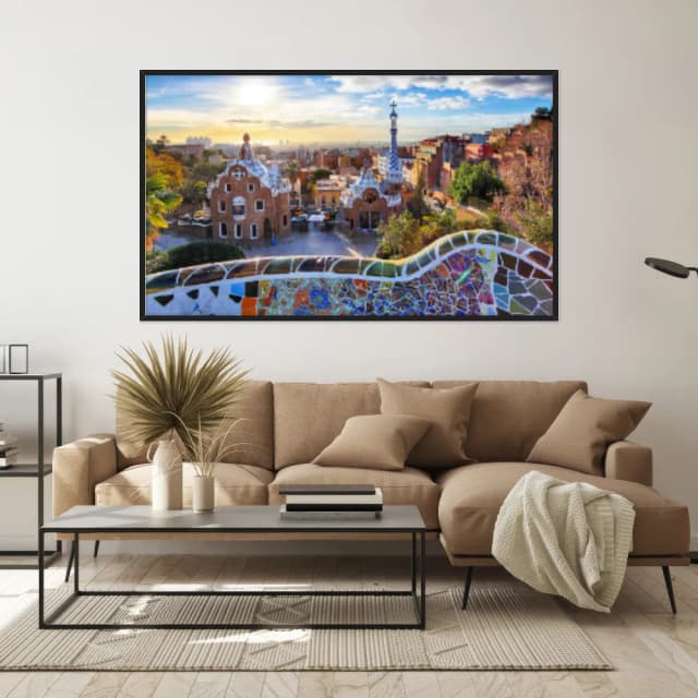 Quadro Decorativo Parque Guell Espanha