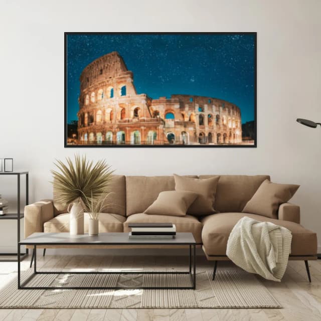 Quadro Decorativo Coliseu Italia