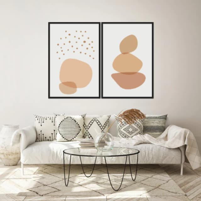 Kit Quadros Decorativos Orgânico