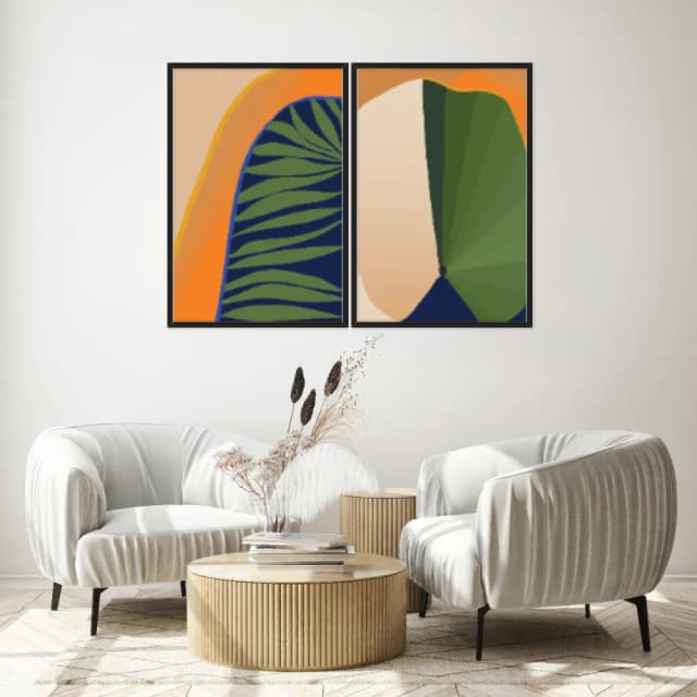 Kit Quadros Decorativos Tropical