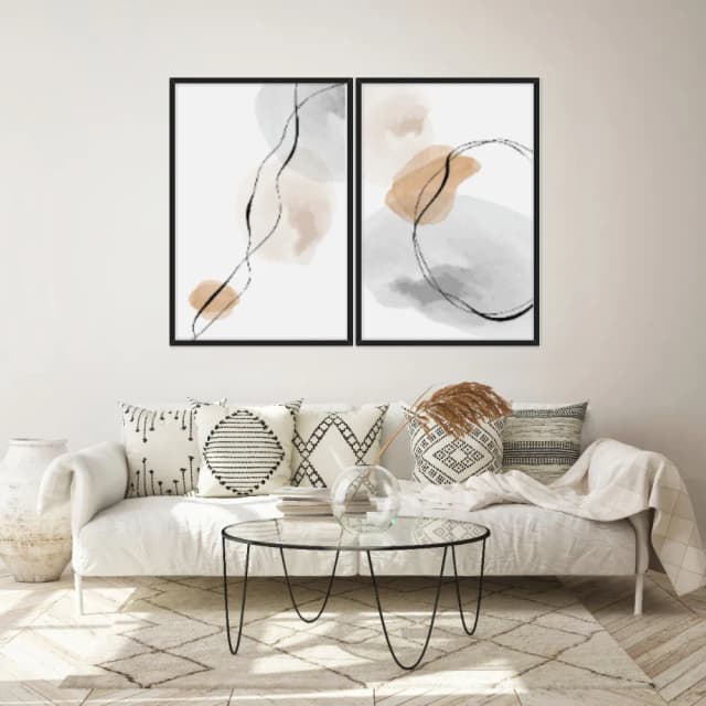 Kit Quadros Decorativos Minimalista