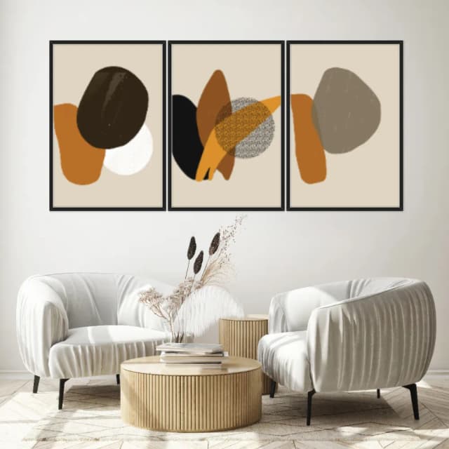 Kit Quadros Decorativos Formas