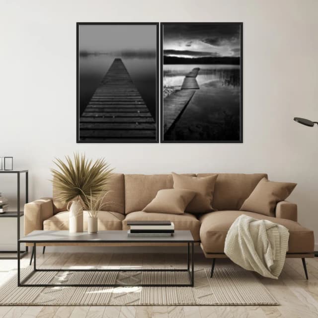 Kit Quadros Decorativos Passarela