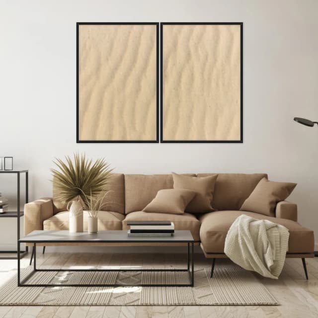 Kit Quadros Decorativos Areia