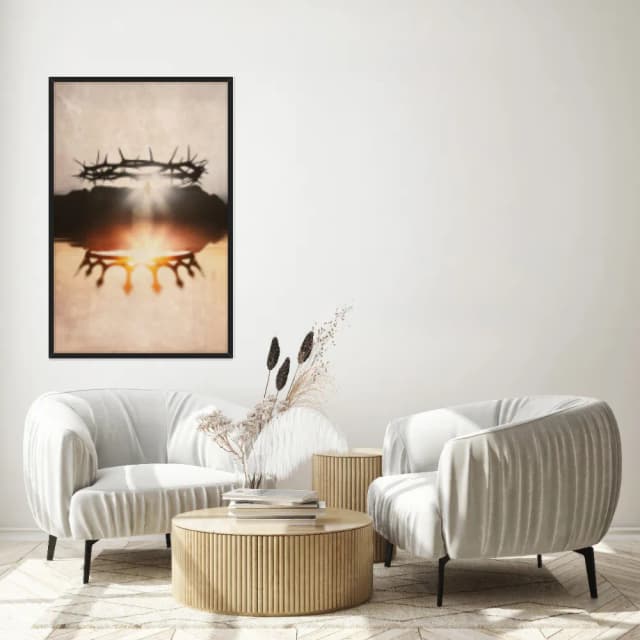 Quadro Decorativo Coroa De Espinhos