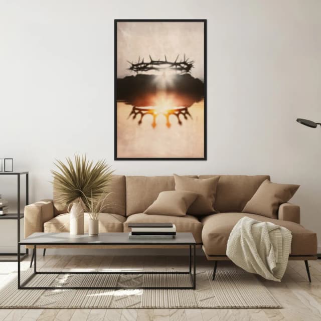 Quadro Decorativo Coroa De Espinhos