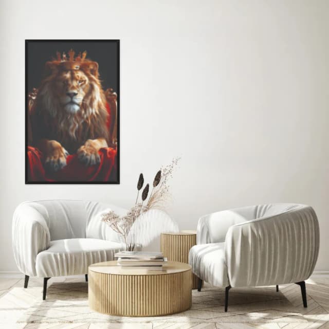 Quadro Decorativo Leão