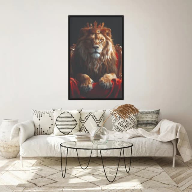 Quadro Decorativo Leão