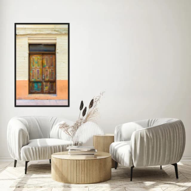 Quadro Decorativo Madeira Colorida