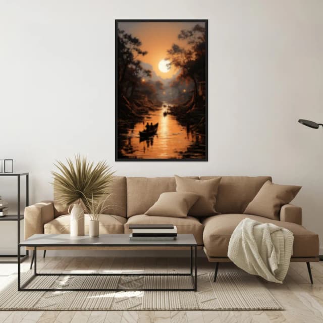 Quadro Decorativo Pôr Do Sol