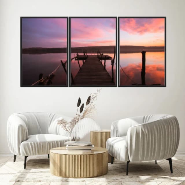 Kit Quadros Decorativos Passarela