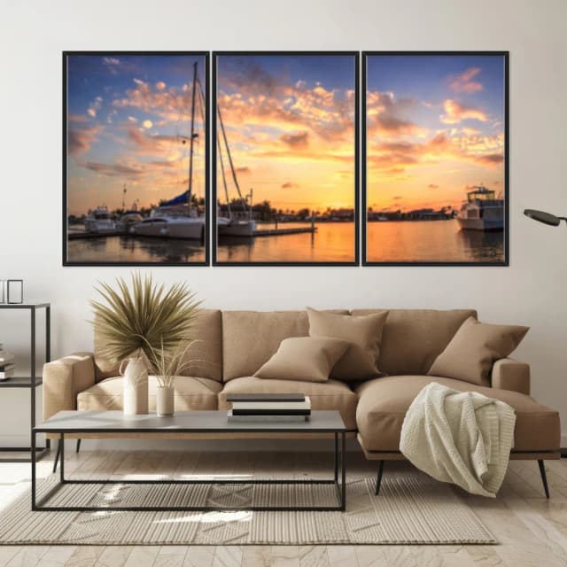 Kit Quadros Decorativos Mar