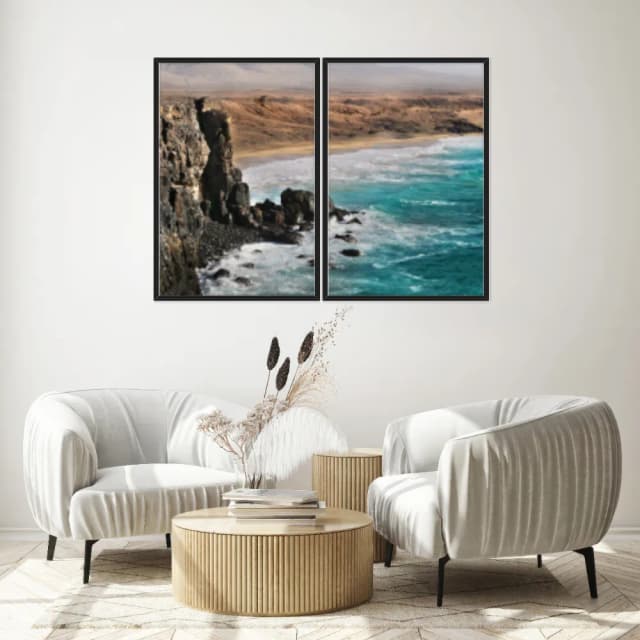 Kit Quadros Decorativos Mar