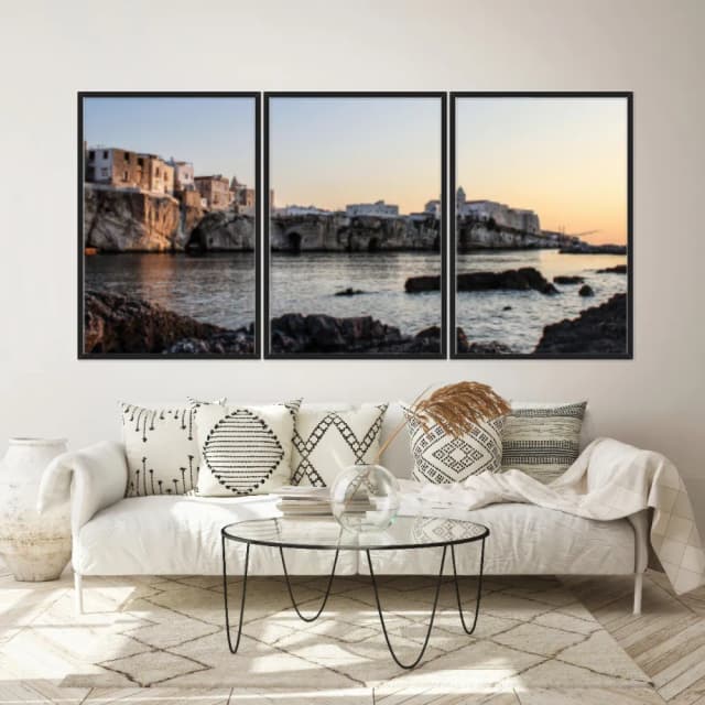 Kit Quadros Decorativos Mar