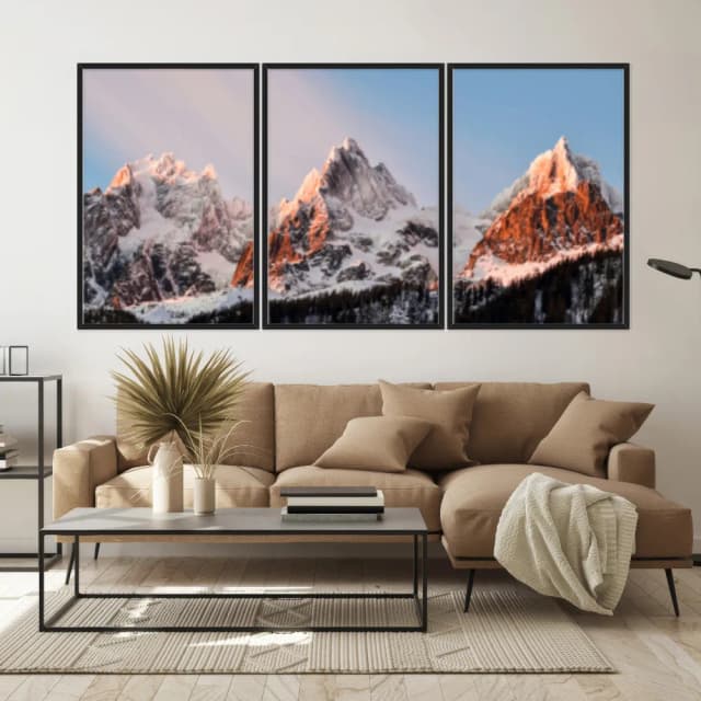 Kit Quadros Decorativos Montanha