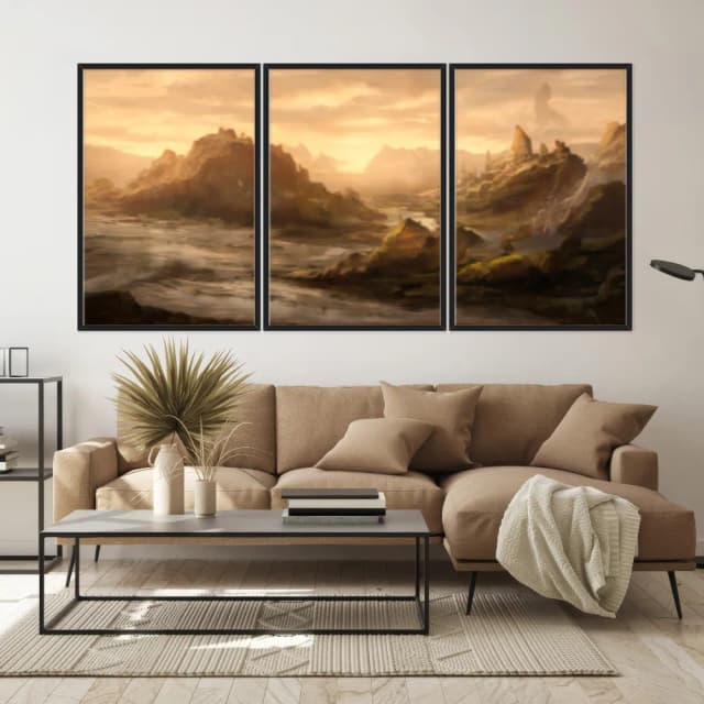 Kit Quadros Decorativos Montanha