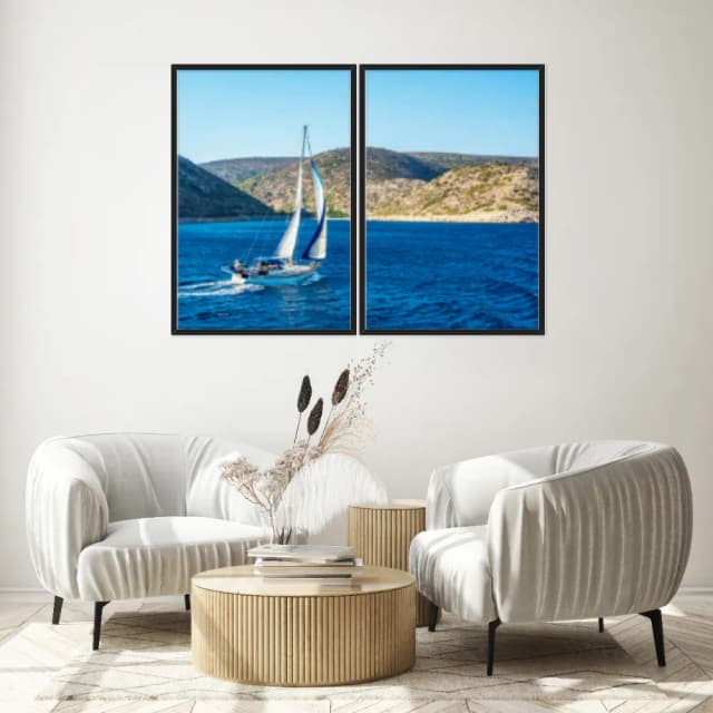 Kit Quadros Decorativos No Mar