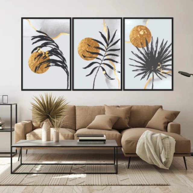 Kit Quadros Decorativos Minimalista