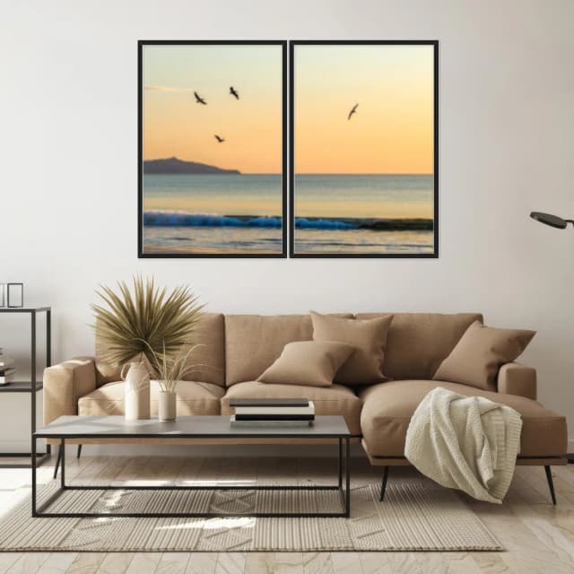 Kit Quadros Decorativos Mar