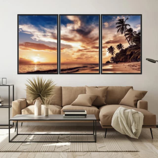 Kit Quadros Decorativos Praia