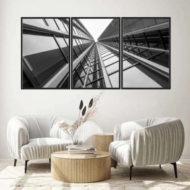 Kit Quadros Decorativos Construção Moderna