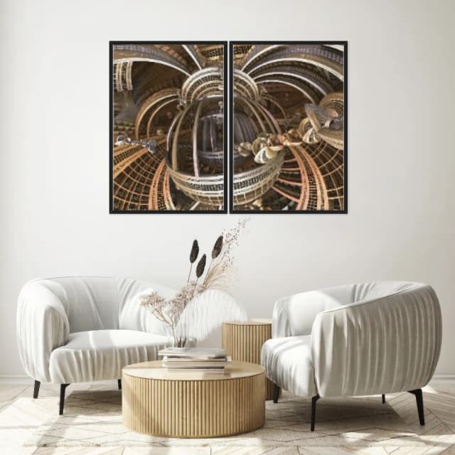 Kit Quadros Decorativos Construção Moderna