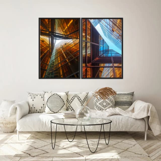 Kit Quadros Decorativos Prédio Moderno