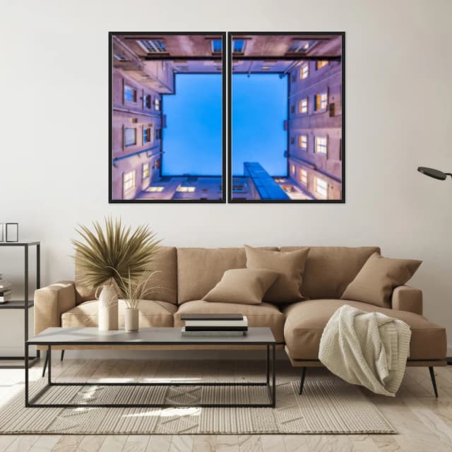 Kit Quadros Decorativos Prédio Antigo