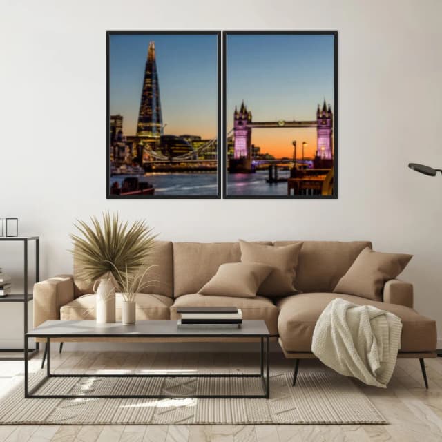 Kit Quadros Decorativos Tower Bridge Londres